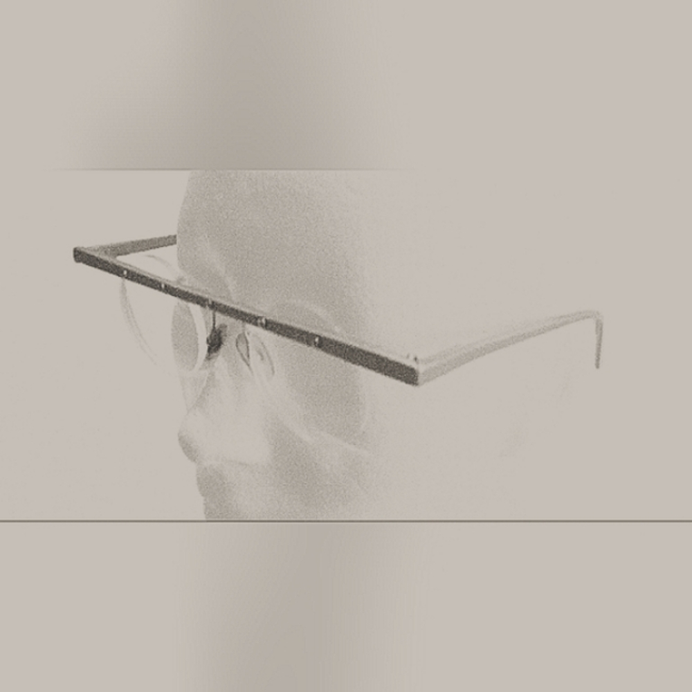 UNIQUE 90s Theo Belgium Vintage "Theo Faque 1 90" Unisex  Rimless Frame Eyeglass